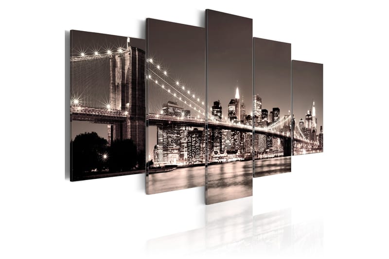 Billede Manhattan Brooklyn Bridge Ii 200x100, Artgeist sp. z o. o.