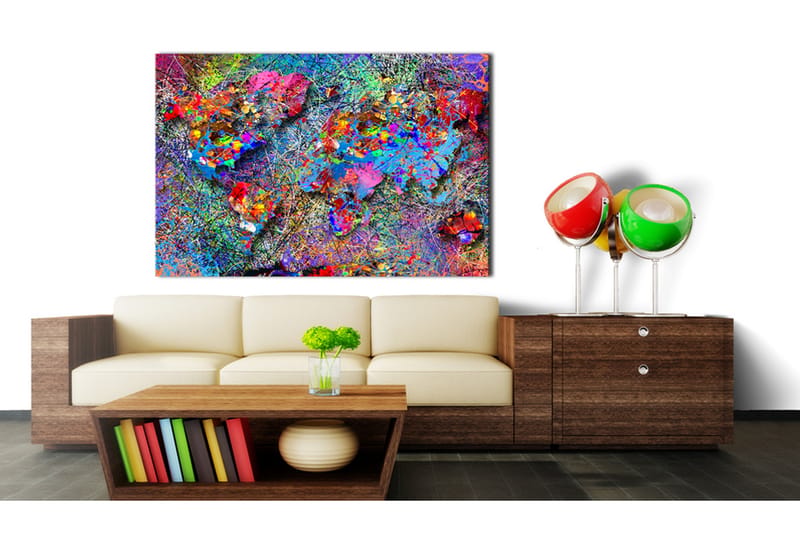 Billede Map: Jackson Pollock inspiration 60x40, Artgeist sp. z o. o.