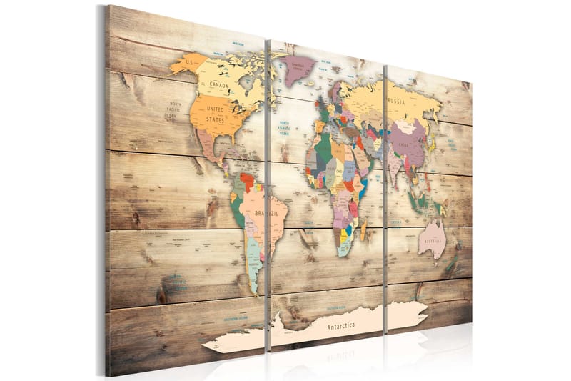 Billede Map Of Dreams 120x80, Artgeist sp. z o. o.