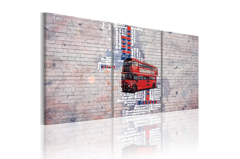 Billede Map United Kingdom 120x60, Artgeist sp. z o. o.
