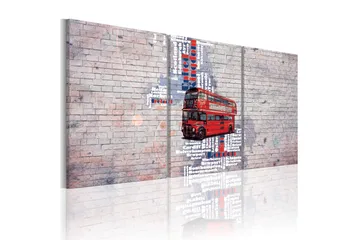 Billede Map United Kingdom 60x30 - Artgeist sp. z o. o. - Boligtilbehør - Billeder & kunst - Billeder på lærred