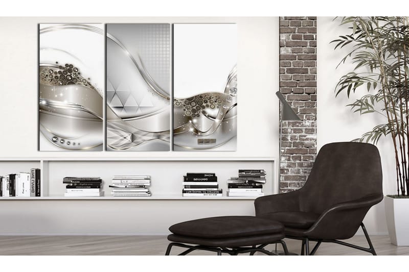 Billede Mathematical Wave 90x60 - Artgeist sp. z o. o. - Boligtilbehør - Billeder & kunst - Billeder på lærred