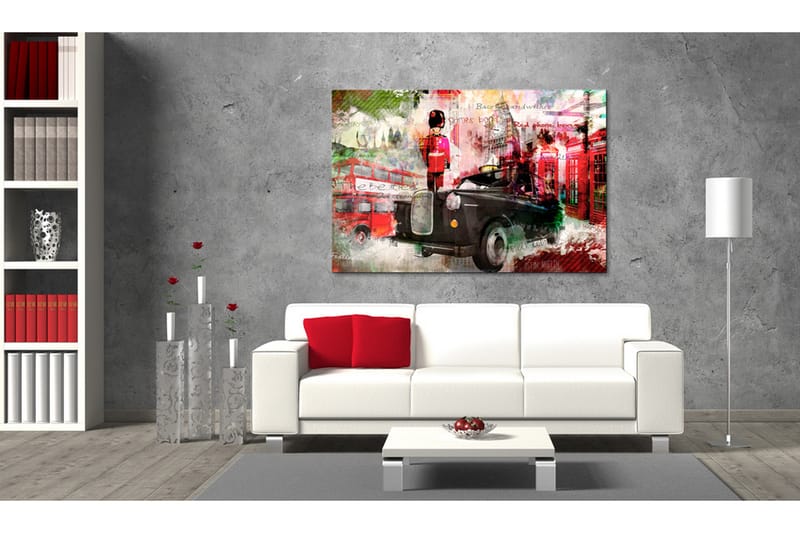 Billede Memories from London 120x80 - Artgeist sp. z o. o. - Boligtilbehør - Billeder & kunst - Billeder på lærred