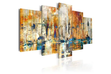 Billede Memory Of The City 200x100 - Artgeist sp. z o. o. - Boligtilbehør - Billeder & kunst - Billeder på lærred