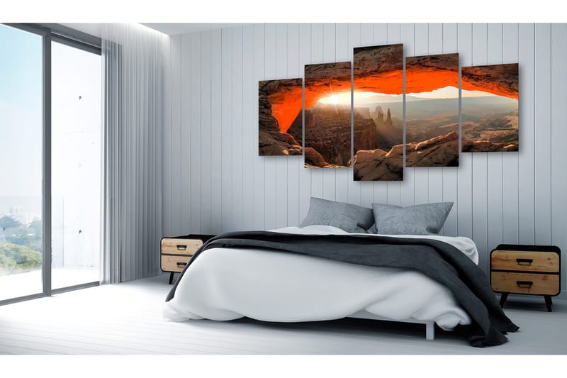 Billede Mesa Arch Canyonlands National Park Usa 100x50 - Artgeist sp. z o. o. - Boligtilbehør - Billeder & kunst - Billeder på lærred