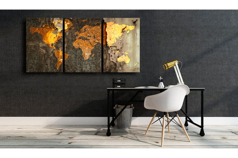 Billede Metal World 120x60 - Artgeist sp. z o. o. - Boligtilbehør - Billeder & kunst - Billeder på lærred
