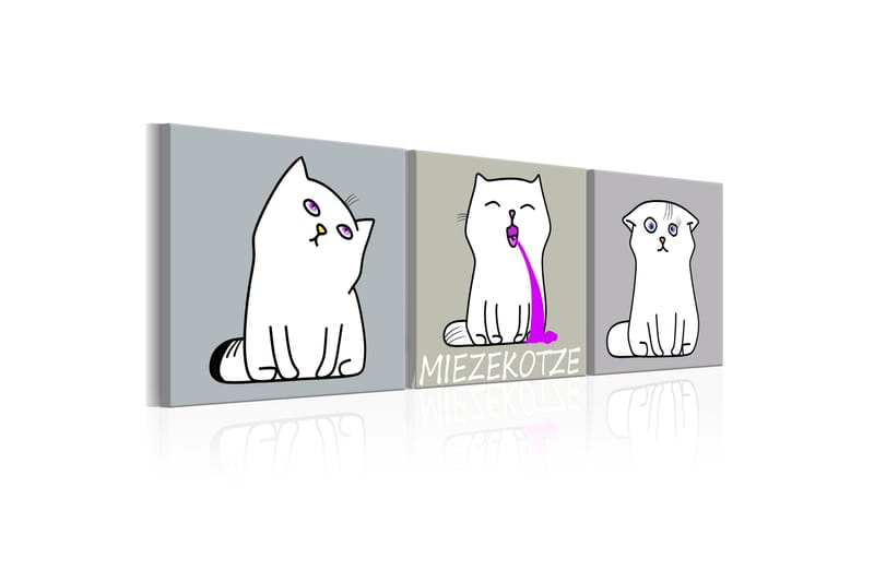 Billede Miezekotze Cat Trio 120x40, Artgeist sp. z o. o.