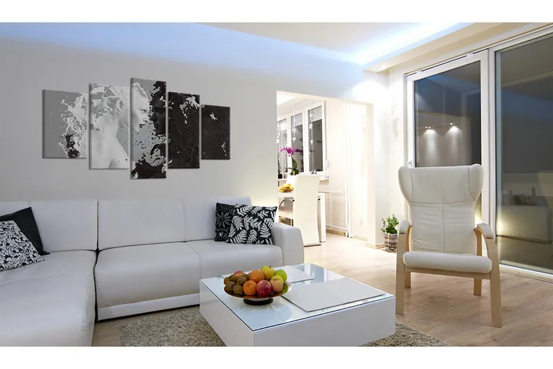 Billede Milk & Choco 5 Pieces 200x100 - Artgeist sp. z o. o. - Boligtilbehør - Billeder & kunst - Billeder på lærred