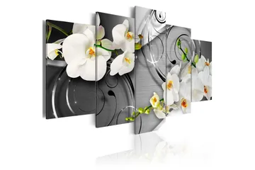 Billede Milky Orchids 200x100 - Artgeist sp. z o. o. - Boligtilbehør - Billeder & kunst - Billeder på lærred