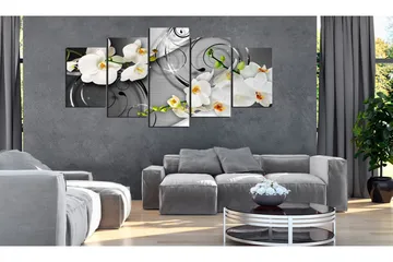 Billede Milky Orchids 200x100 - Artgeist sp. z o. o. - Boligtilbehør - Billeder & kunst - Billeder på lærred