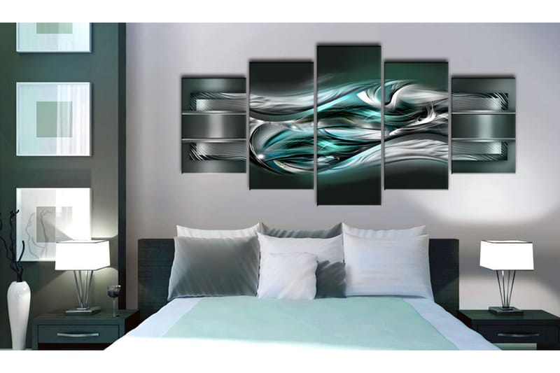 Billede Mint Fragrance 200x100 - Artgeist sp. z o. o. - Boligtilbehør - Billeder & kunst - Billeder på lærred