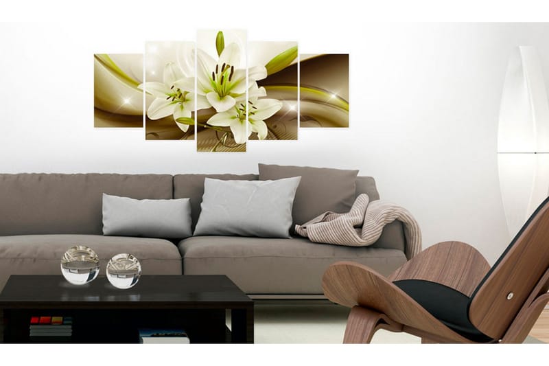 Billede Modern Liliy 200x100 - Artgeist sp. z o. o. - Boligtilbehør - Billeder & kunst - Billeder på lærred