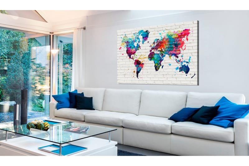 Billede Modern Style: Walls of the World 120x80, Artgeist sp. z o. o.