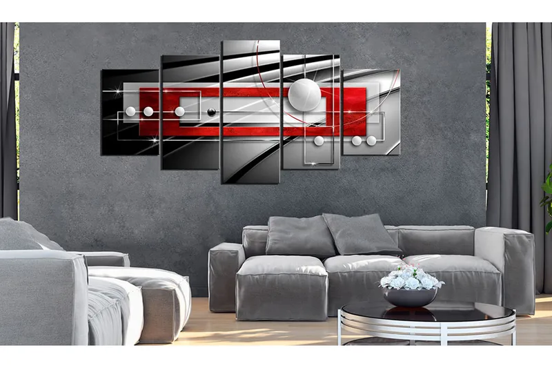 Billede Modern Symmetry 200x100 - Artgeist sp. z o. o. - Boligtilbehør - Billeder & kunst - Billeder på lærred