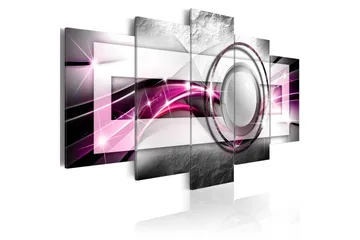 Billede Modern Pink 200x100 - Artgeist sp. z o. o. - Boligtilbehør - Billeder & kunst - Billeder på lærred