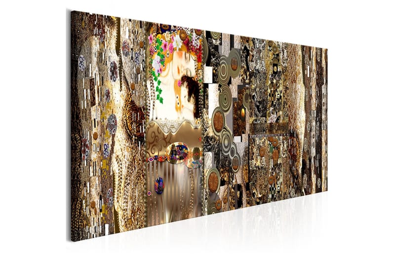 Billede Modher's Love 1 Part Gold 150x50 - Artgeist sp. z o. o. - Boligtilbehør - Billeder & kunst - Billeder på lærred