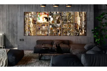 Billede Mom With Child 5 Parts Narrow 225x90 - Artgeist sp. z o. o. - Boligtilbehør - Billeder & kunst - Billeder på lærred