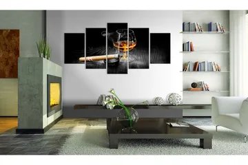 Billede Moment Of Glory Black And White 200x100 - Artgeist sp. z o. o. - Boligtilbehør - Billeder & kunst - Billeder på lærred