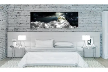 Billede Moon In The Clouds 135x45 - Artgeist sp. z o. o. - Boligtilbehør - Billeder & kunst - Billeder på lærred