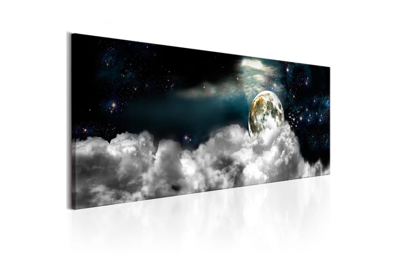 Billede Moon In The Clouds 135x45 - Artgeist sp. z o. o. - Boligtilbehør - Billeder & kunst - Billeder på lærred