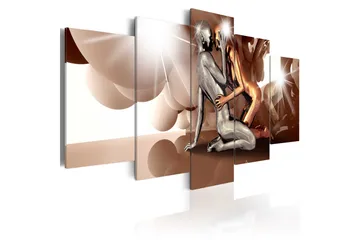 Billede Moon Lovers 100x50 - Artgeist sp. z o. o. - Boligtilbehør - Billeder & kunst - Billeder på lærred