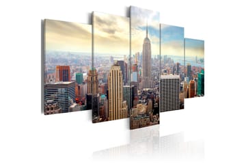 Billede Morning In New York City 200x100 - Artgeist sp. z o. o. - Boligtilbehør - Billeder & kunst - Billeder på lærred