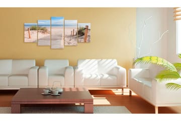 Billede Morning On The Beach 200x100 - Artgeist sp. z o. o. - Boligtilbehør - Billeder & kunst - Billeder på lærred