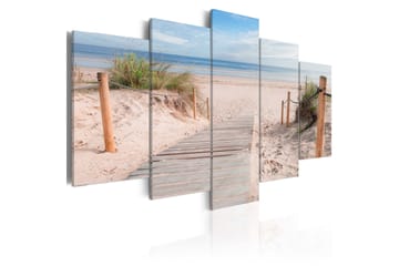 Billede Morning On The Beach 200x100 - Artgeist sp. z o. o. - Boligtilbehør - Billeder & kunst - Billeder på lærred