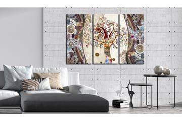 Billede Mosaic Tree 90x60 - Artgeist sp. z o. o. - Boligtilbehør - Billeder & kunst - Billeder på lærred