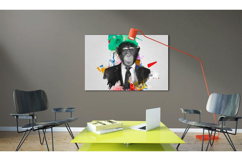 Billede Mr. Monkey 120x80 - Artgeist sp. z o. o. - Boligtilbehør - Billeder & kunst - Billeder på lærred