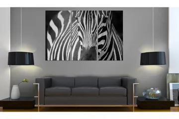 Billede Mrs Zebra 120x80 - Artgeist sp. z o. o. - Boligtilbehør - Billeder & kunst - Billeder på lærred