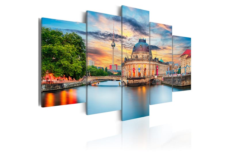 Billede Museum Island Berlin 200x100 - Artgeist sp. z o. o. - Boligtilbehør - Billeder & kunst - Billeder på lærred