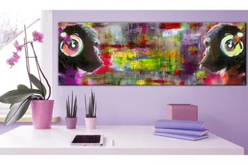 Billede Musical Duet 150x50 - Artgeist sp. z o. o. - Boligtilbehør - Billeder & kunst - Billeder på lærred