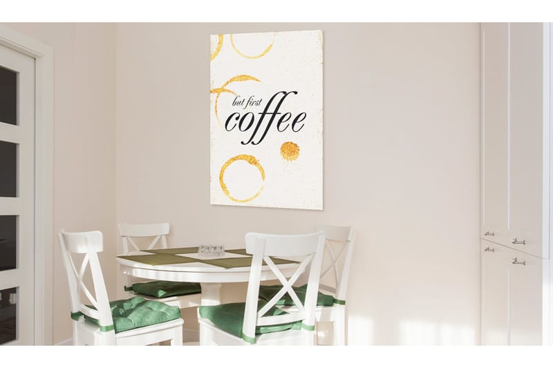 Billede My Home Coffee 60x90 - Artgeist sp. z o. o. - Boligtilbehør - Billeder & kunst - Billeder på lærred