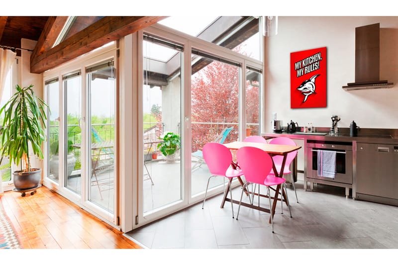 Billede My kitchen, my rules! 60x90, Artgeist sp. z o. o.