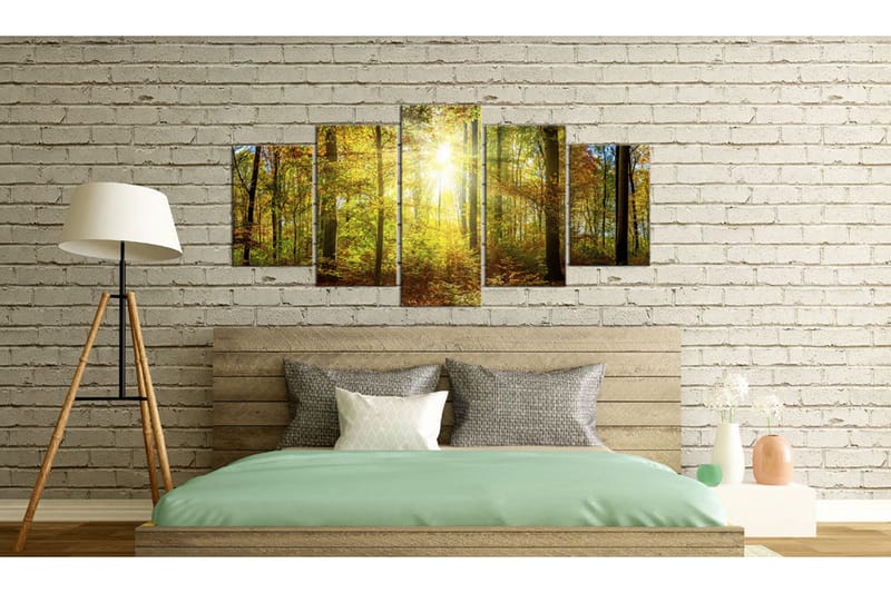Billede Mystical Forest 200x100 - Artgeist sp. z o. o. - Boligtilbehør - Billeder & kunst - Billeder på lærred