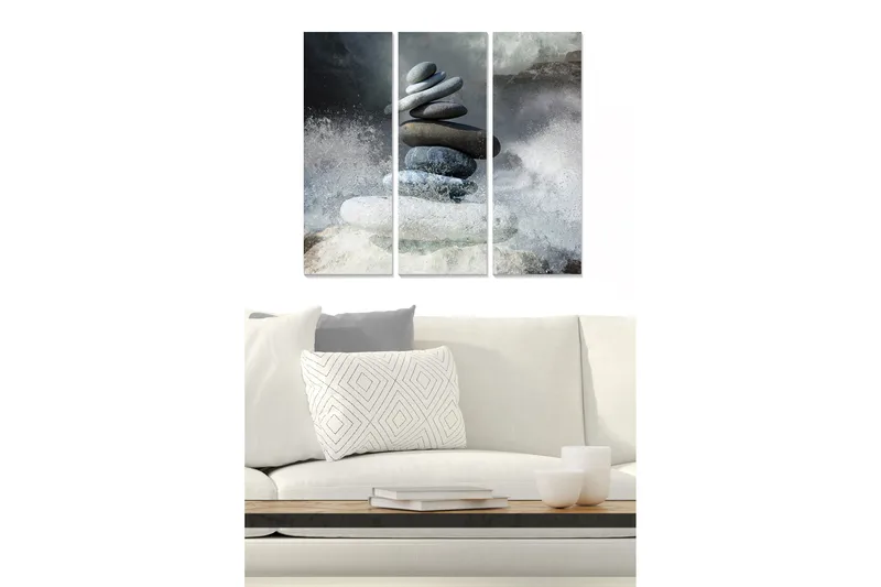 Billede Nautical 3 stk Flerfarvet, 22x05 cm