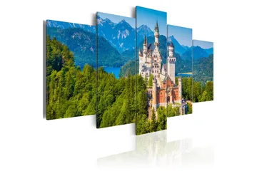 Billede Neuschwanstein Castle 200x100 - Artgeist sp. z o. o. - Boligtilbehør - Billeder & kunst - Billeder på lærred