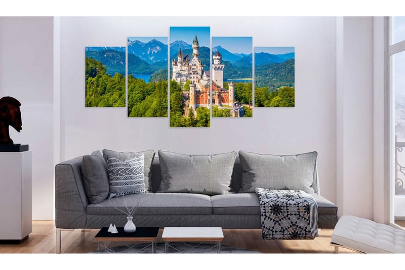 Billede Neuschwanstein Castle 200x100 - Artgeist sp. z o. o. - Boligtilbehør - Billeder & kunst - Billeder på lærred