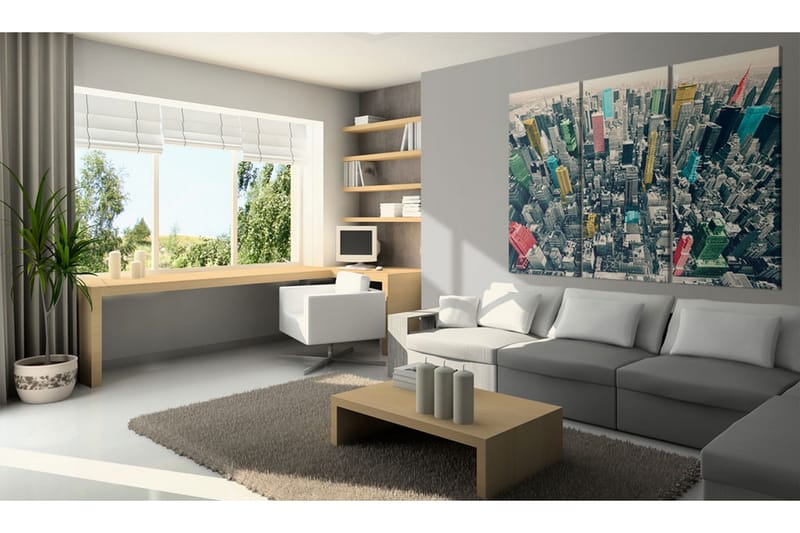 Billede New York, black&white&colors 90x60, Artgeist sp. z o. o.