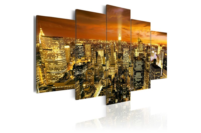 Billede New York Amber 100x50, Artgeist sp. z o. o.