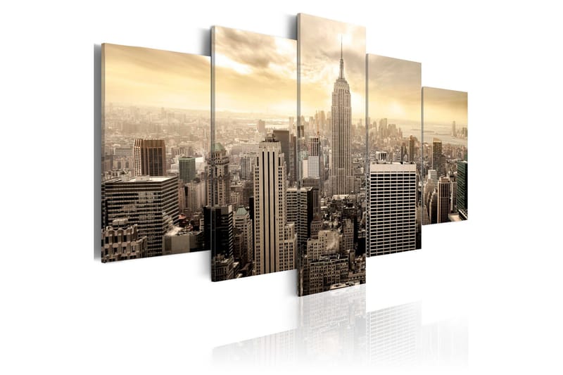 Billede New York And Sunrise 100x50, Artgeist sp. z o. o.