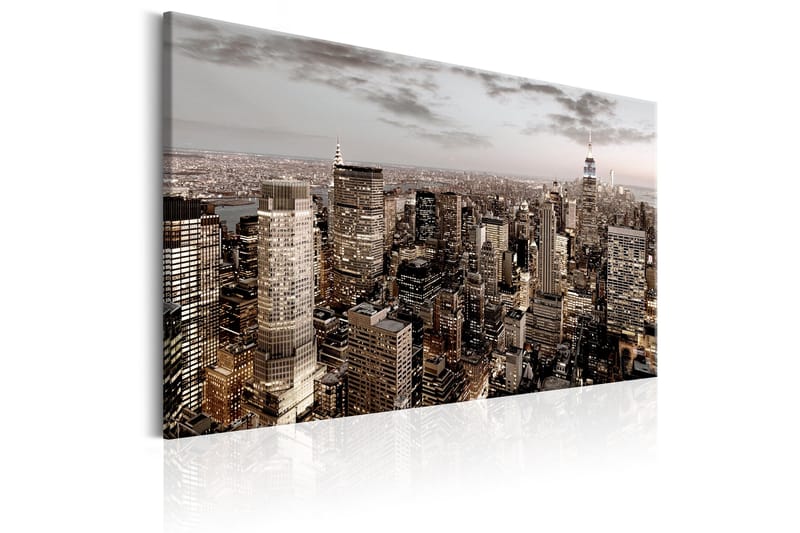 Billede New York at Dawn 120x80 - Artgeist sp. z o. o. - Boligtilbehør - Billeder & kunst - Billeder på lærred