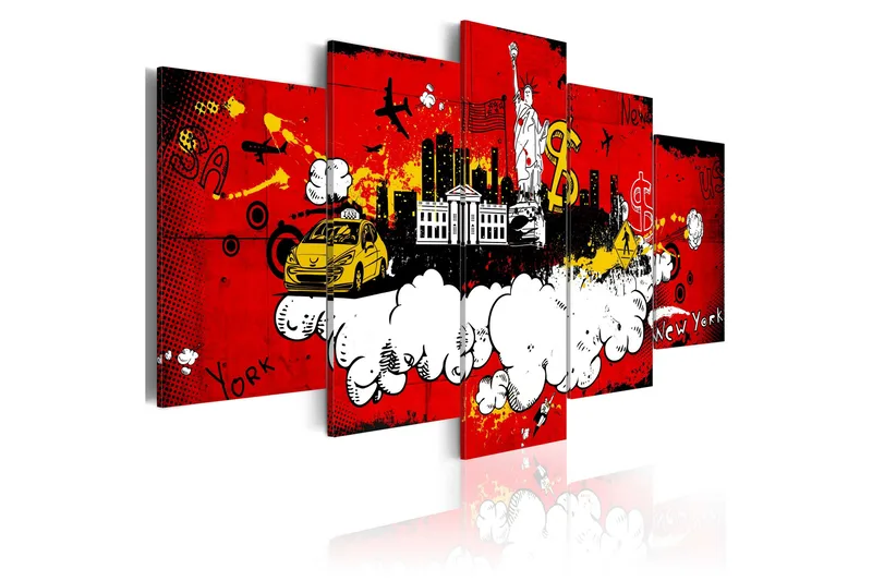 Billede New York Comic 100x50, Artgeist sp. z o. o.