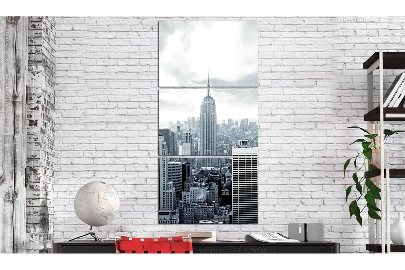 Billede New York Empire State Building 60x120 - Artgeist sp. z o. o. - Boligtilbehør - Billeder & kunst - Billeder på lærred