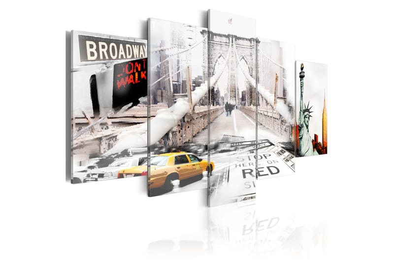 Billede New York In The Fog 200x100, Artgeist sp. z o. o.