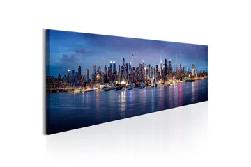 Billede New York Nights 135x45 - Artgeist sp. z o. o. - Boligtilbehør - Billeder & kunst - Billeder på lærred