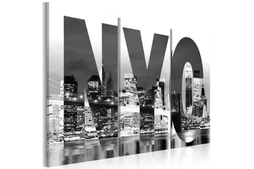 Billede New York Sort Og Hvidt 120x80 - Artgeist sp. z o. o. - Boligtilbehør - Billeder & kunst - Billeder på lærred