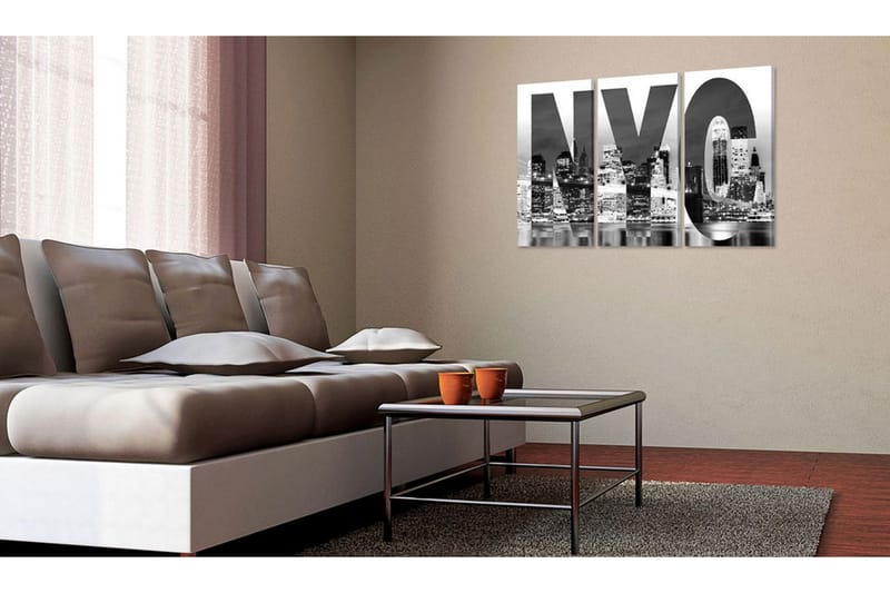 Billede New York Sort Og Hvidt 120x80 - Artgeist sp. z o. o. - Boligtilbehør - Billeder & kunst - Billeder på lærred
