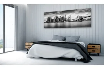 Billede New York Stylish City 150x50 - Artgeist sp. z o. o. - Boligtilbehør - Billeder & kunst - Billeder på lærred